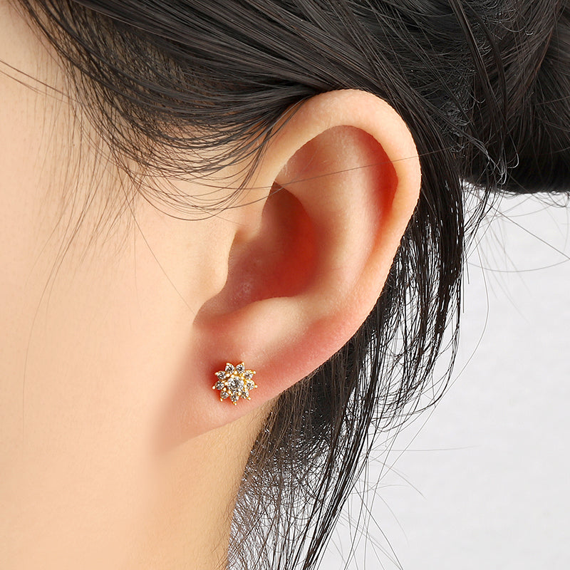 Flower piercings