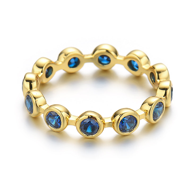 Crystal dot ring